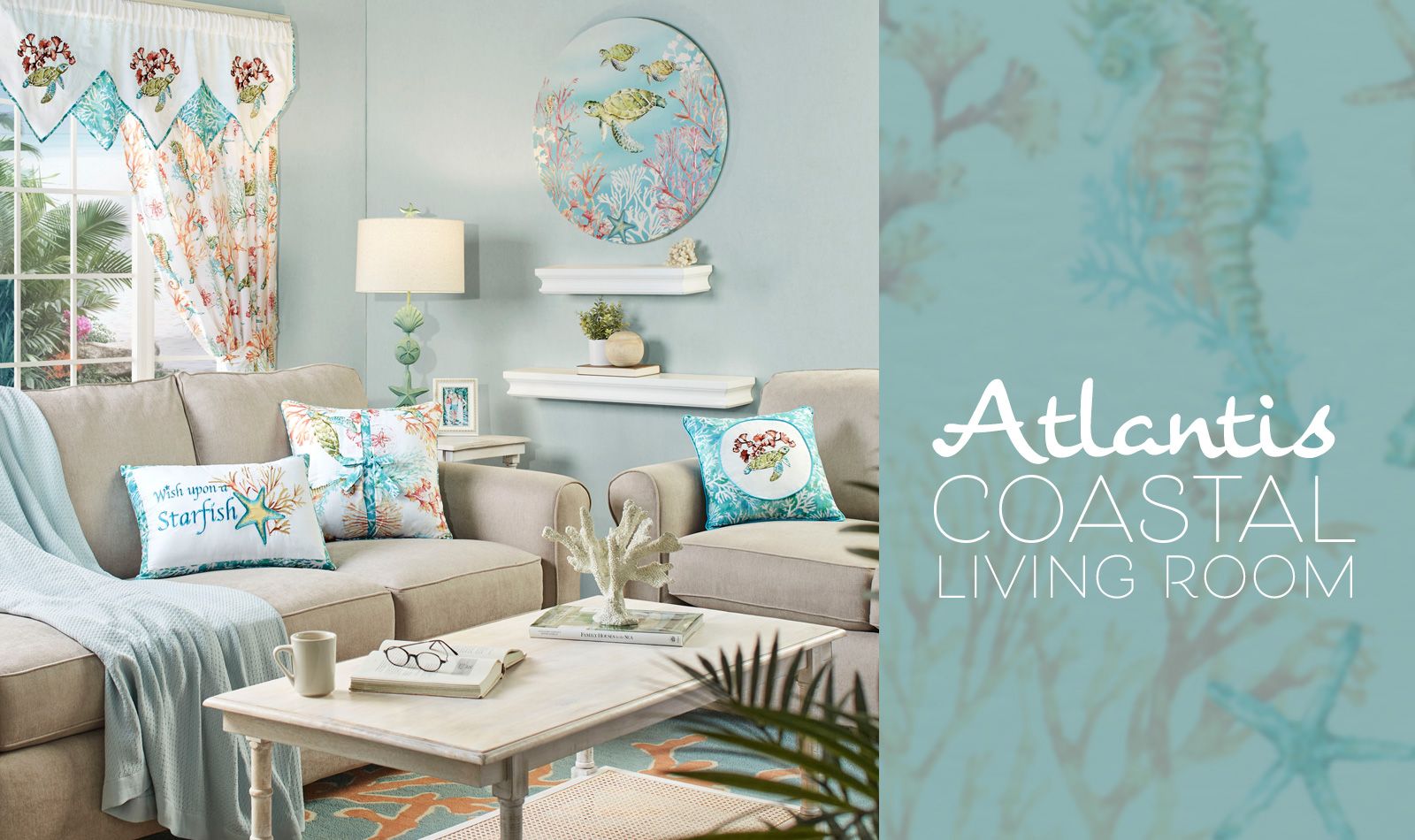 Get The Look - Atlantis Coastal Living Room