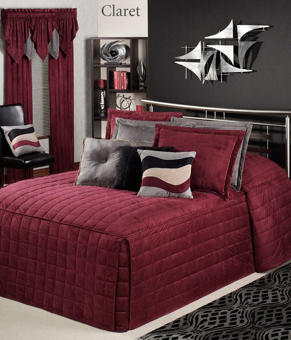 Get The Look - Camden Claret Red Grande Bedspread
