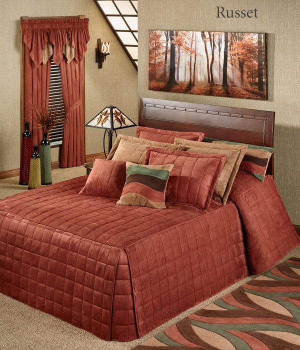 Get The Look - Camden Russet Orange Grande Bedspread