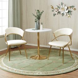 Sage and Gold Dining Space