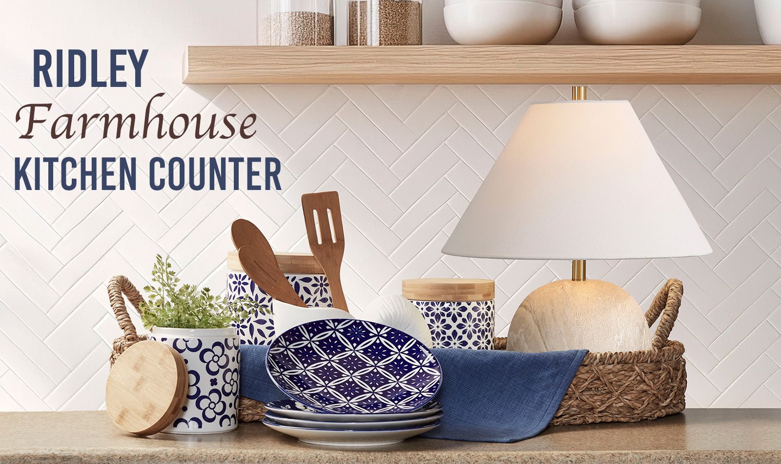 Ridley Farmhouse Kitchen Counter