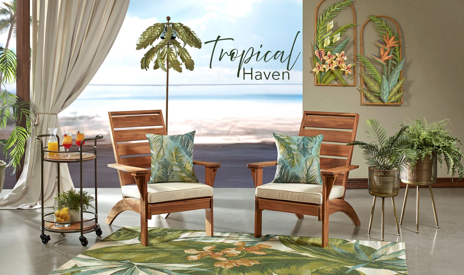 Get the Look - Tropical Haven Outdoor Patio
