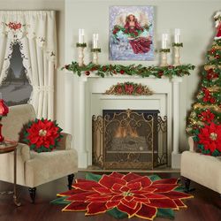 Get The Look - Festive Poinsettia Living Room