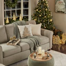 Get The Look - Cozy Christmas Neutral Living Room