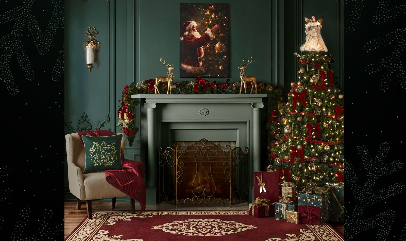 Get The Look - Dynasty Holiday Living Room
