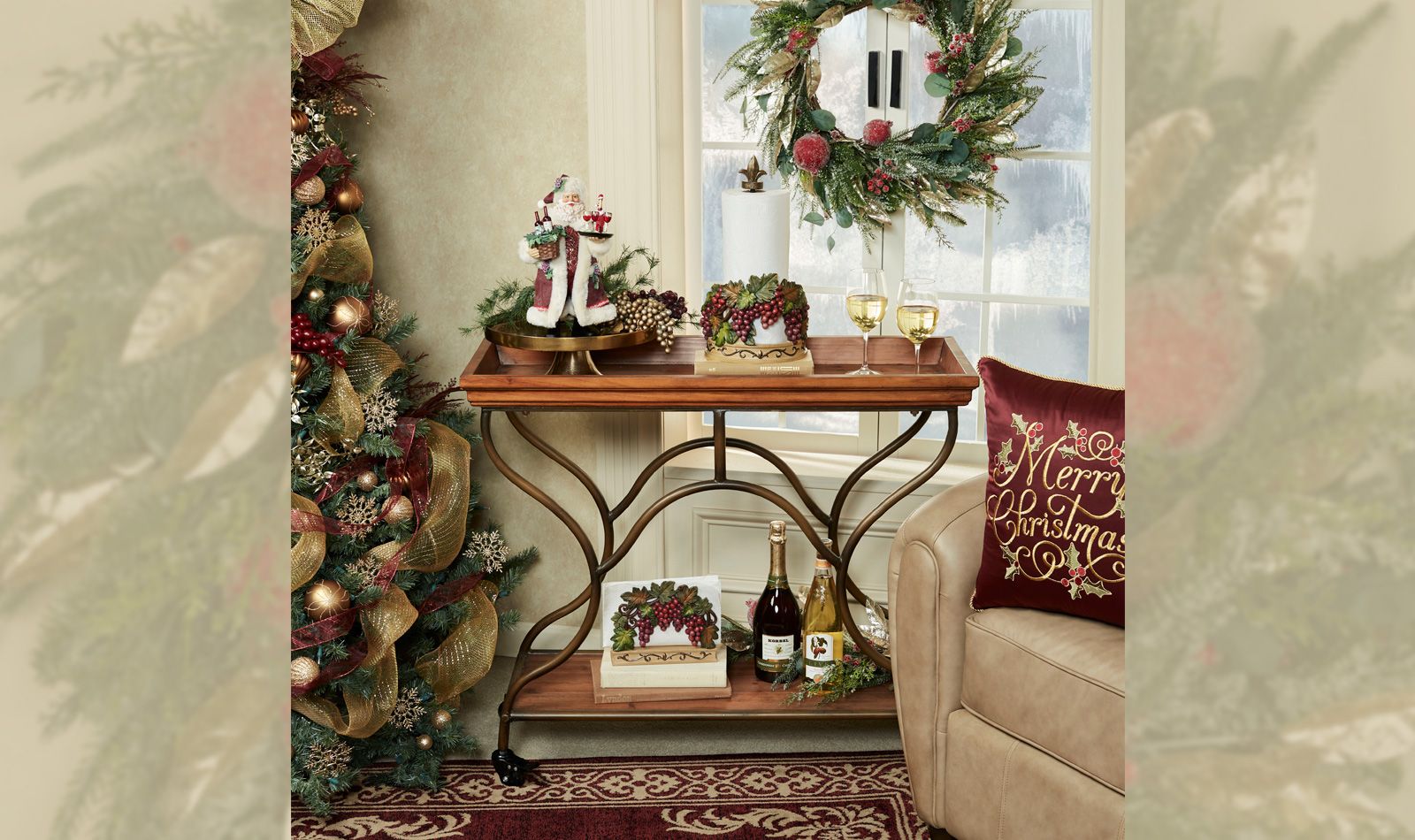 Get The Look - Making Spirits Bright Holiday Serving Nook