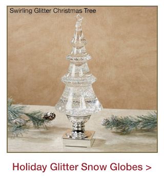 Holiday Glitter Snow Globes