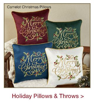 Christmas Pillows and Throws