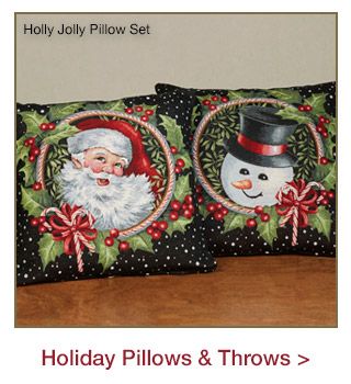 Christmas Pillows and Throws