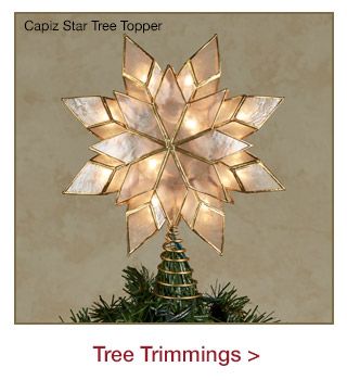 Holiday Tree Skirts and Tree Trimmings