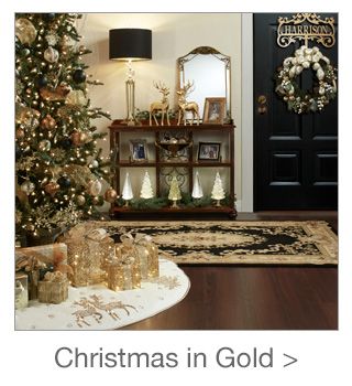 Decorating Style: Christmas in Gold