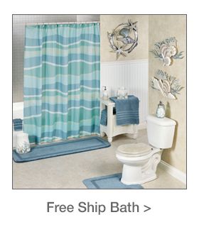 Free Shipping on select Bath Accents
