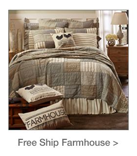 Free Shipping on select Farmhouse-themed Accents