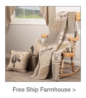 Free Shipping on select Farmhouse-themed Accents