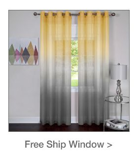 Free Shipping on select Window Treatments