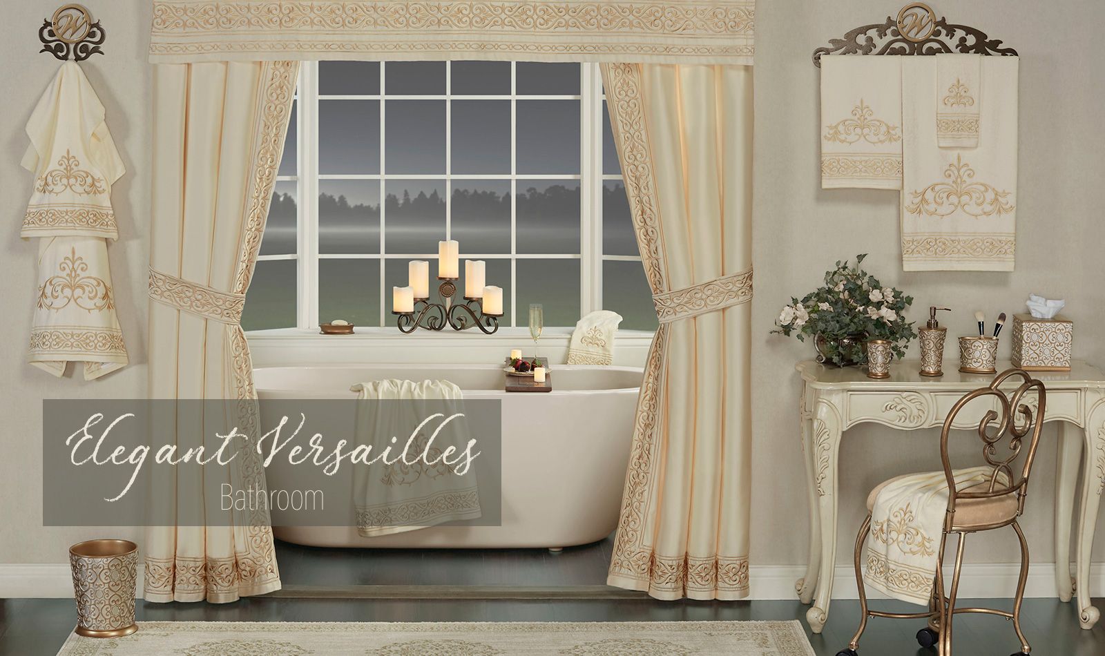 Elegant Versailles Bathroom