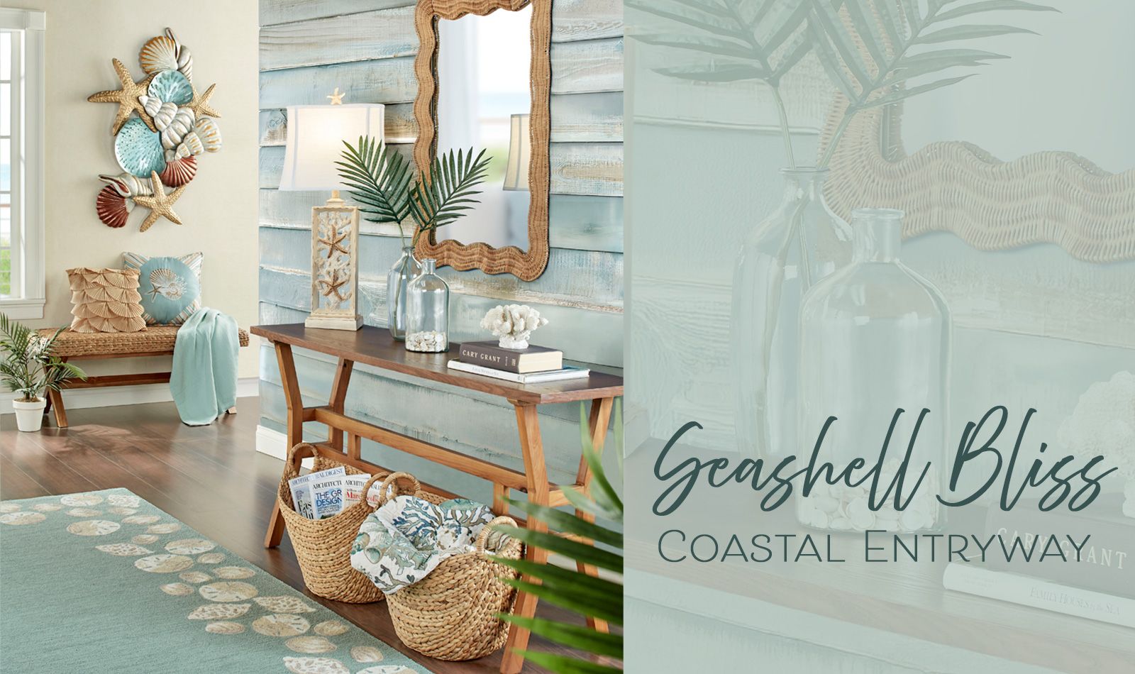 Get the Look - Seashell Bliss Coastal Entryway