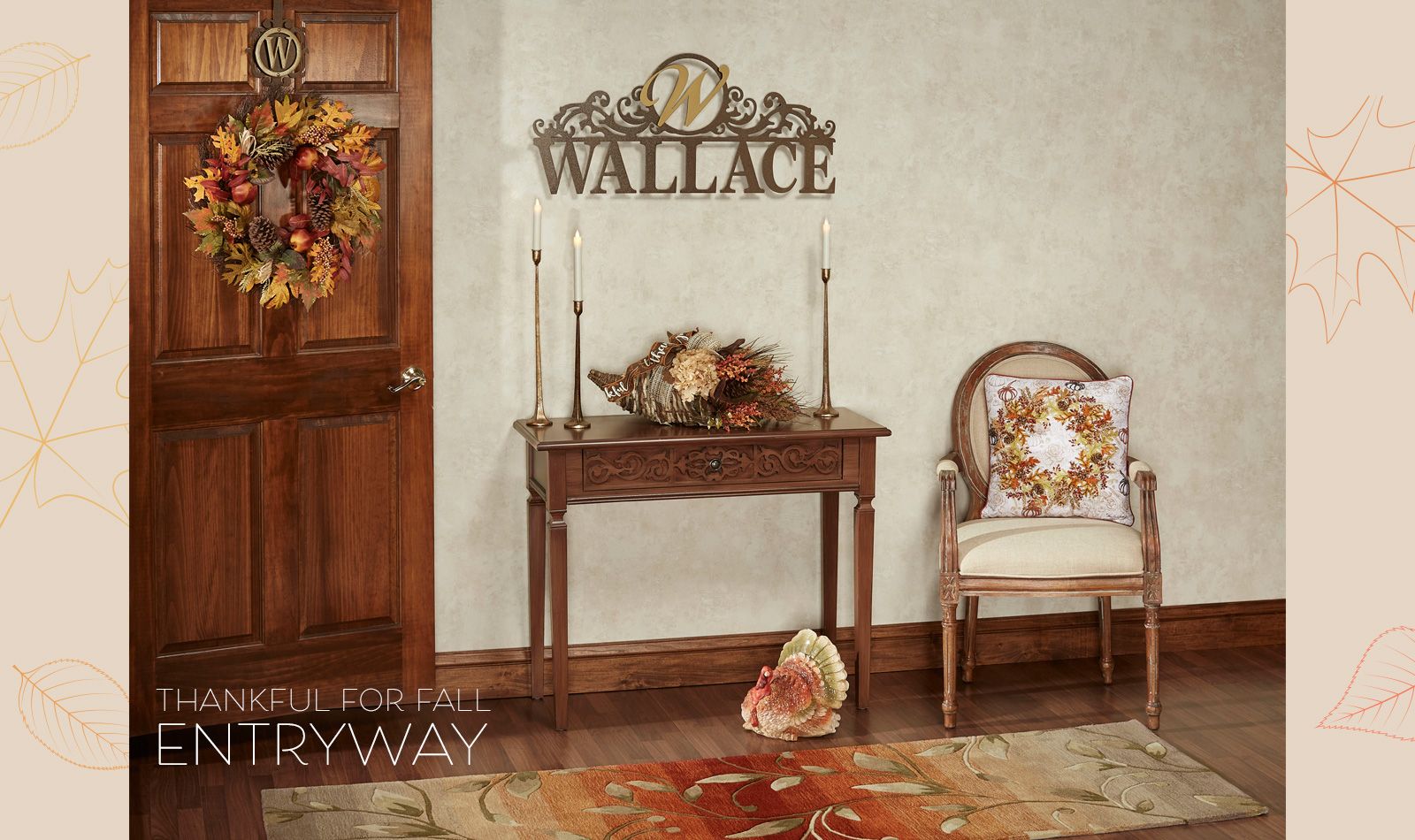 Get the Look - Thankful for Fall Entryway