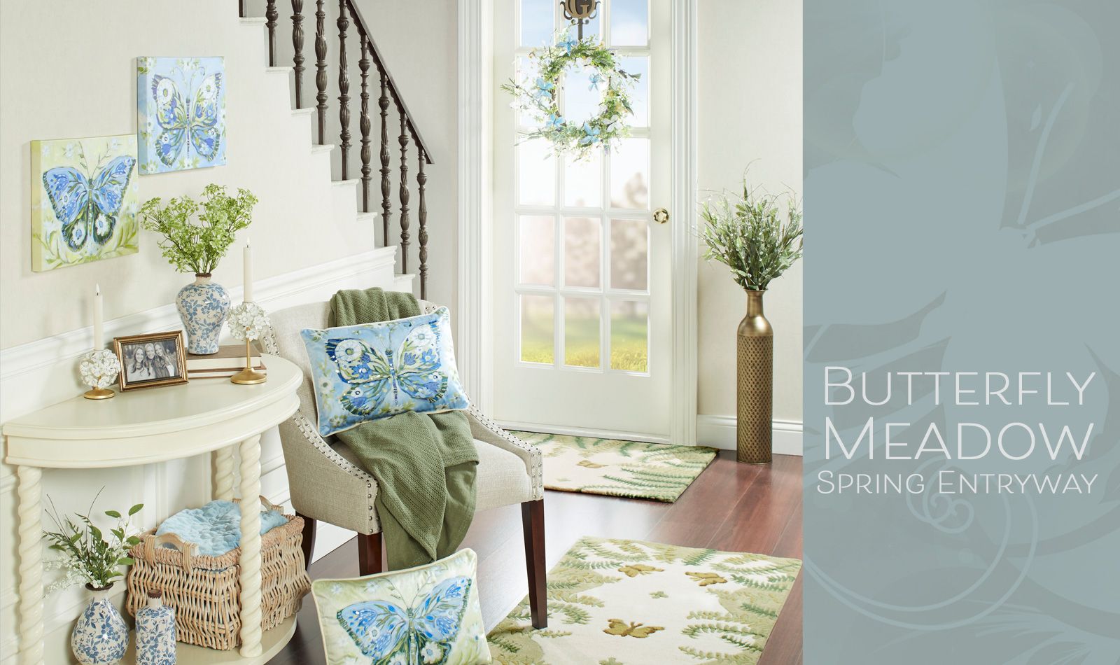 Get the Look - Butterfly Meadow Spring Entryway