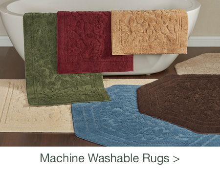 Machine Washable Area Rugs