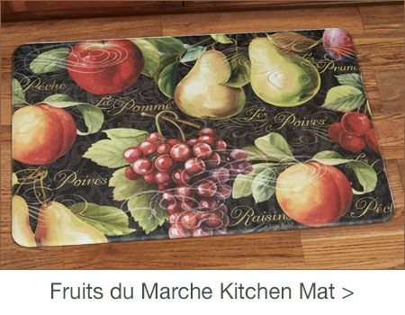Fruits du Marche Kitchen Mat