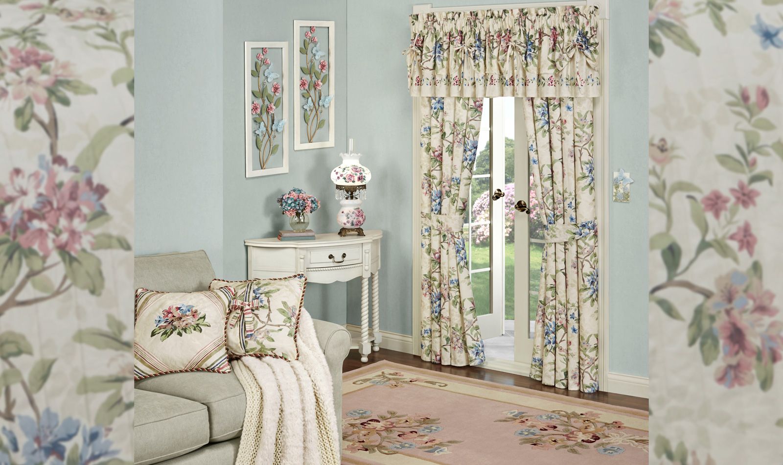 Get The Look - Chatsworth Floral Sitting Area