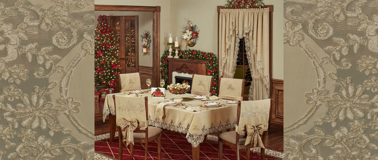 Florentina Elegant Holiday Dining Room