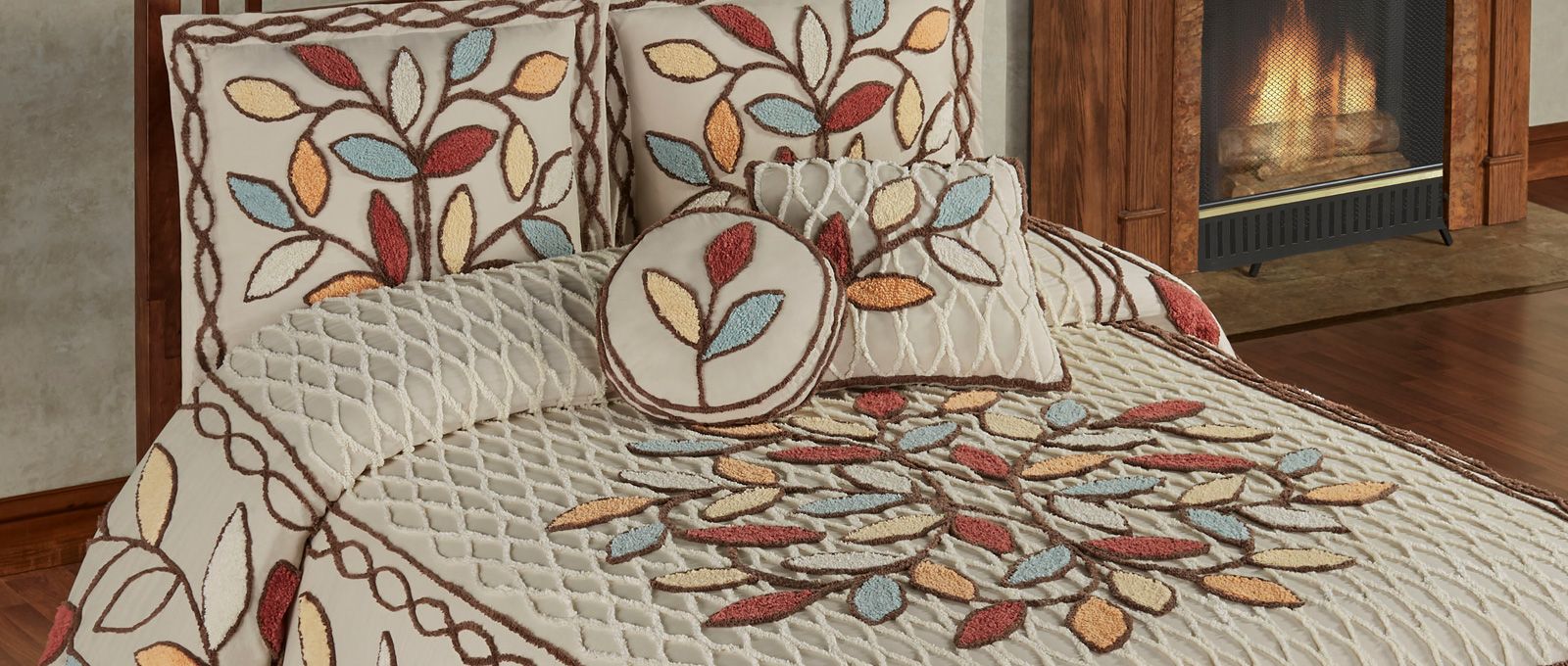 Bountiful Leaves Autumn Bedroom