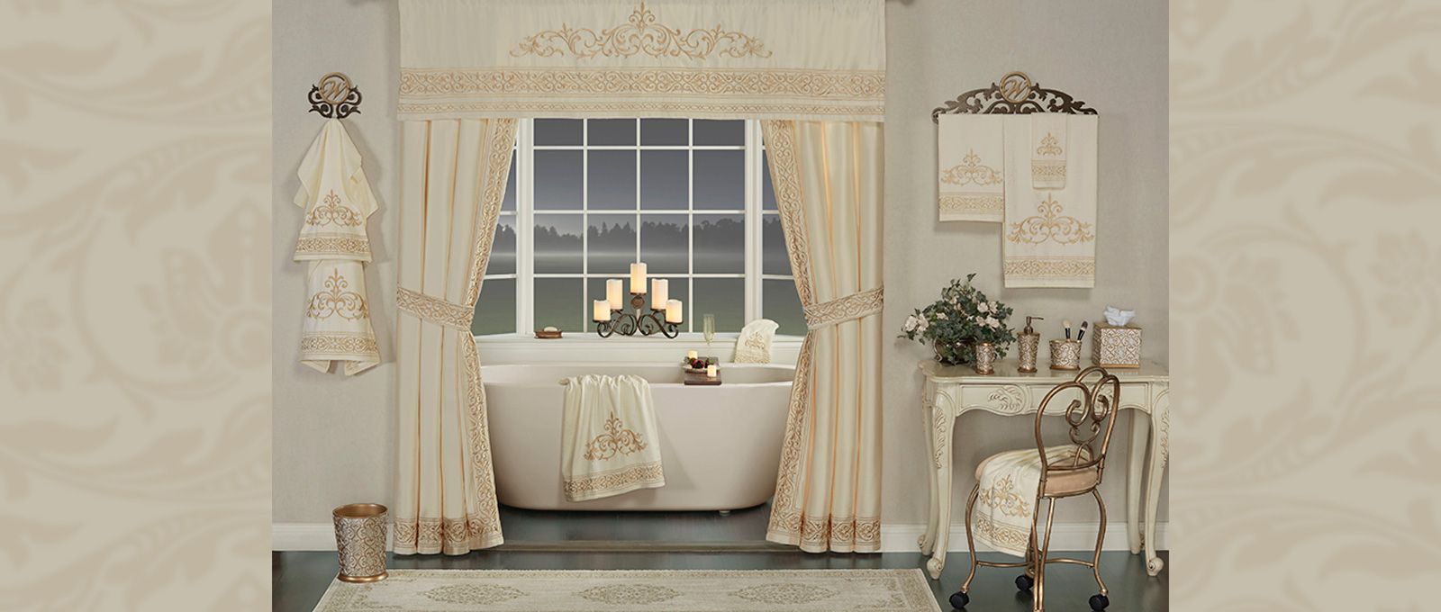 Elegant Versailles Bathroom