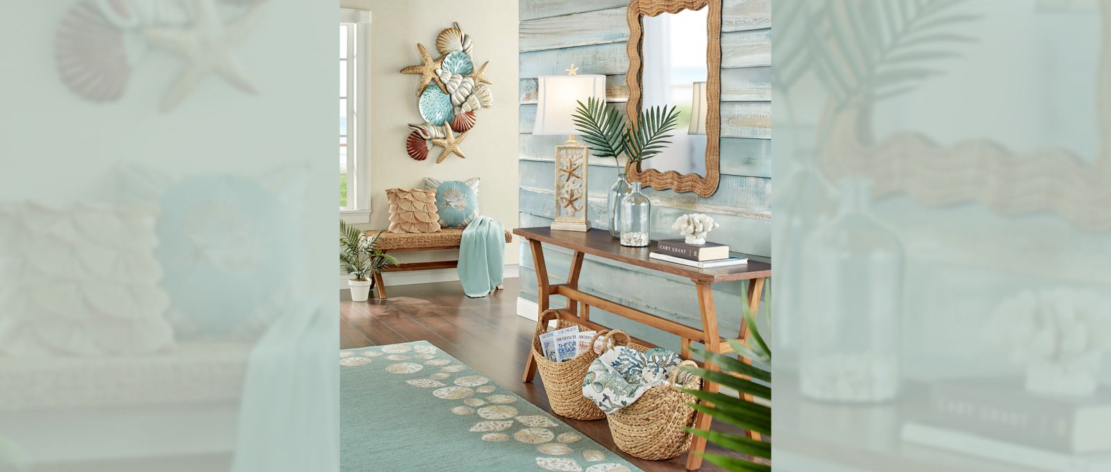 Seashell Bliss Coastal Entryway
