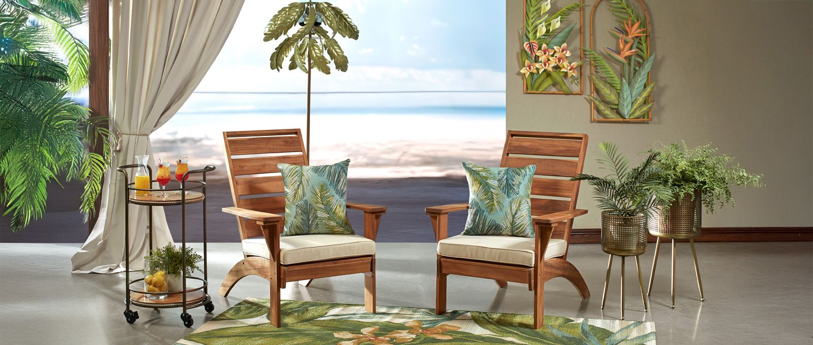 Tropical Haven Outdoor Patio