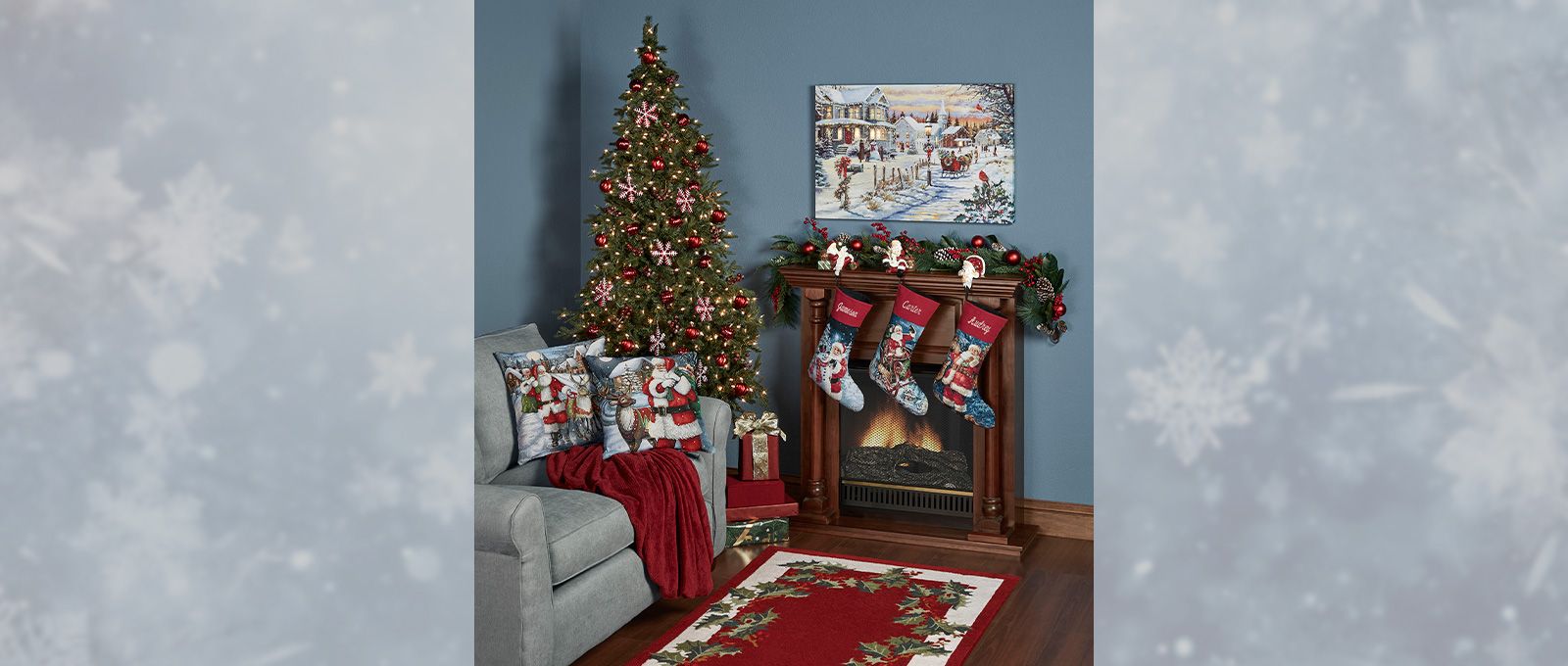 Cozy Christmas Reading Nook