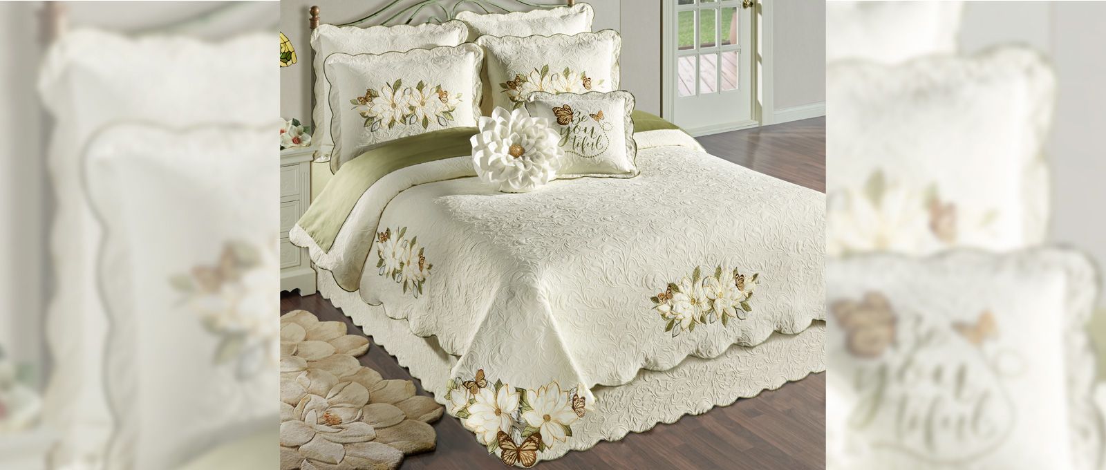 Sweetbay Magnolia Floral Bedroom