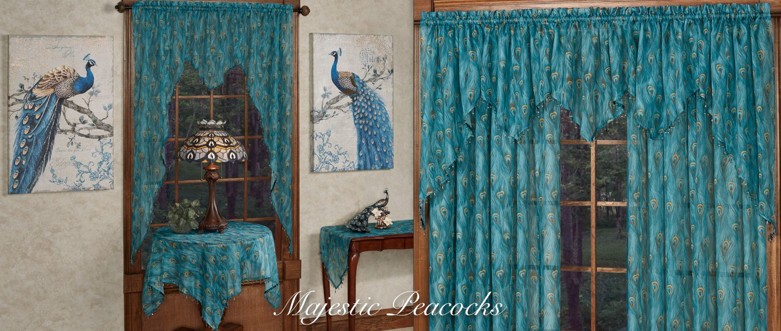 Majestic Peacock Window Area