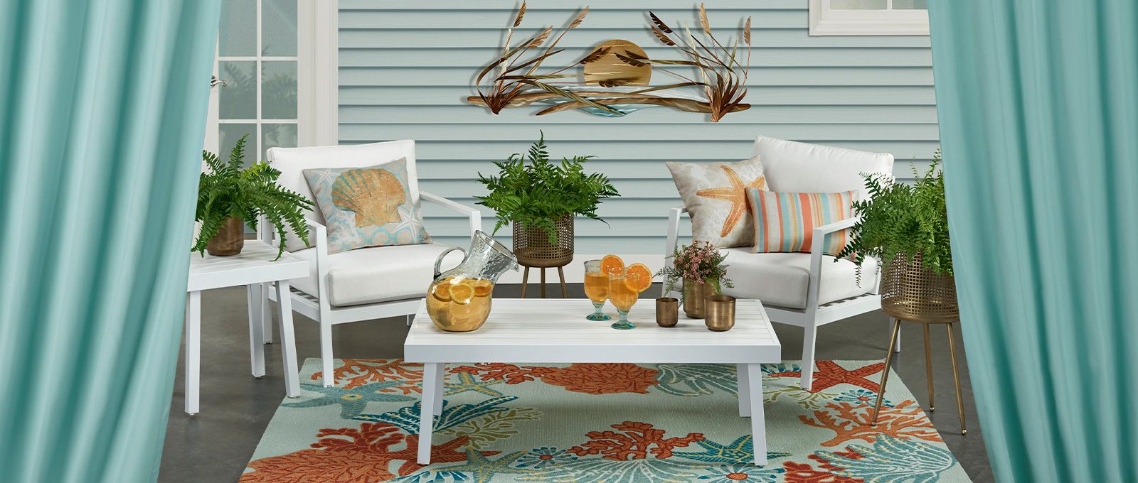 Coastal Retreat Outdoor Patio