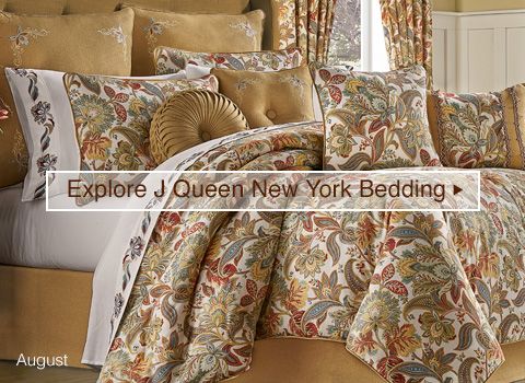 Explore peak bedroom fashion with J Queen New York Bedding >