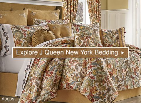 Explore peak bedroom fashion with J Queen New York Bedding >
