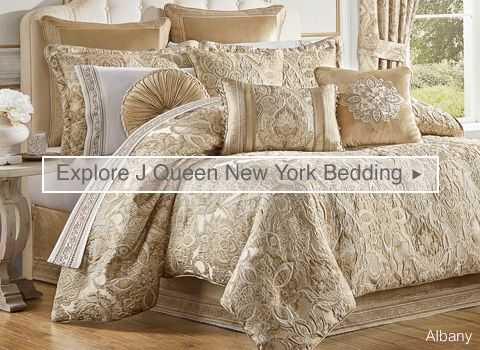 Explore peak bedroom fashion with J Queen New York Bedding >