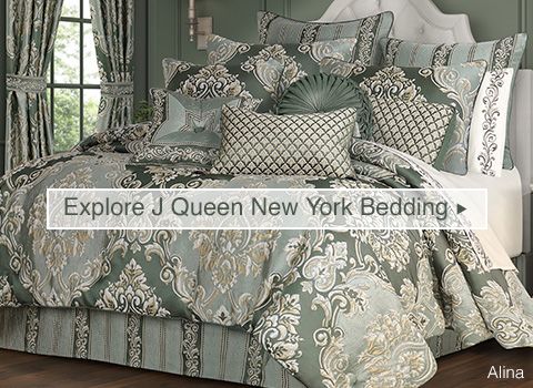 Explore peak bedroom fashion with J Queen New York Bedding >