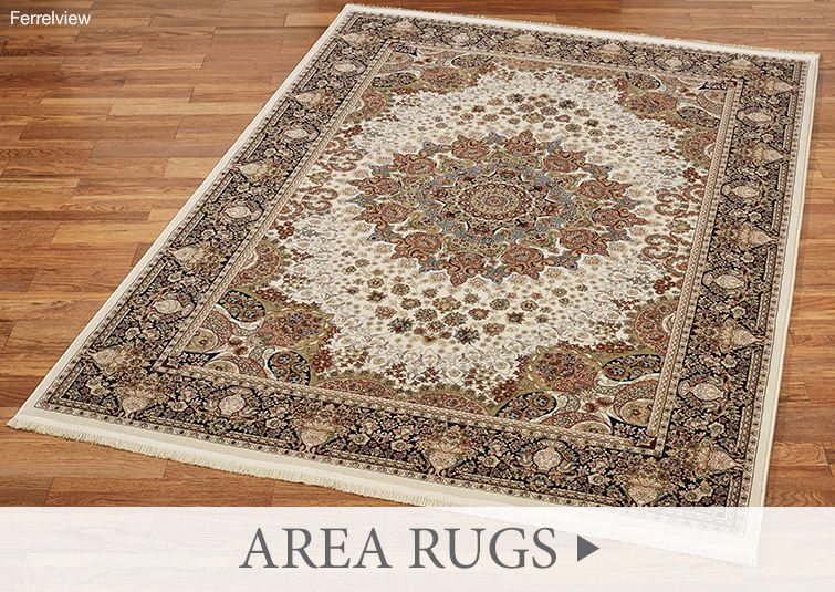 Turn tired spaces into areas of intrigue with Area Rugs >