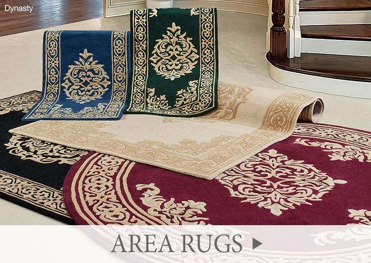 Turn tired spaces into areas of intrigue with Area Rugs >