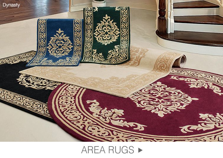 Turn tired spaces into areas of intrigue with Area Rugs >