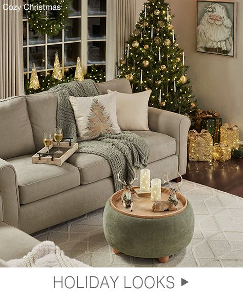 Deck your halls with some of our favorite Holiday Room Looks >
