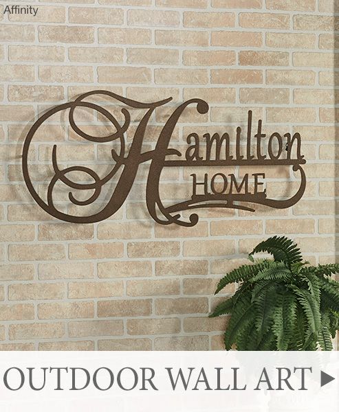 Dress up your bare walls outside with Outdoor Wall Art >