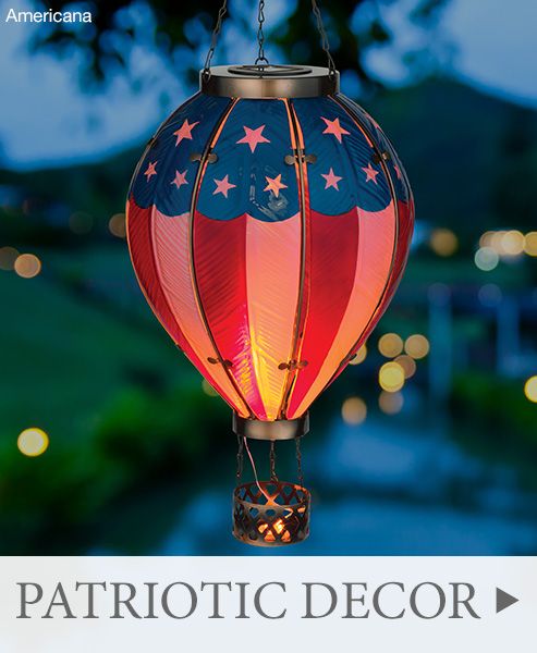 Our Patriotic Decor is ready to help you ring in the summer holidays >