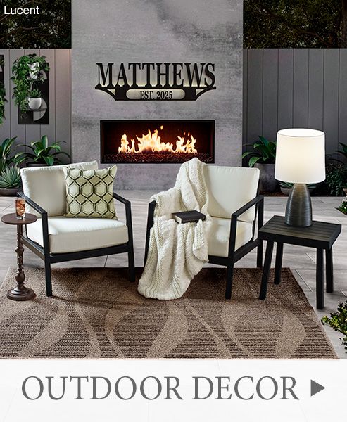 Shop Outdoor Accents to beautify your home’s exterior >