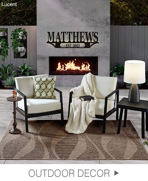 Shop Outdoor Accents to beautify your home’s exterior >