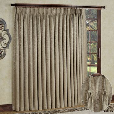 Gabrielle Pinch Pleat Patio Panel 96 x 84Image