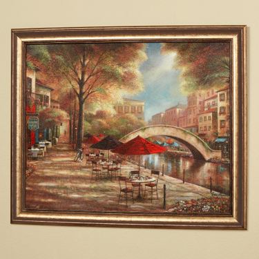 Riverwalk Charm Wall Art Multi WarmImage