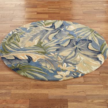 Paradise Blue Round RugImage